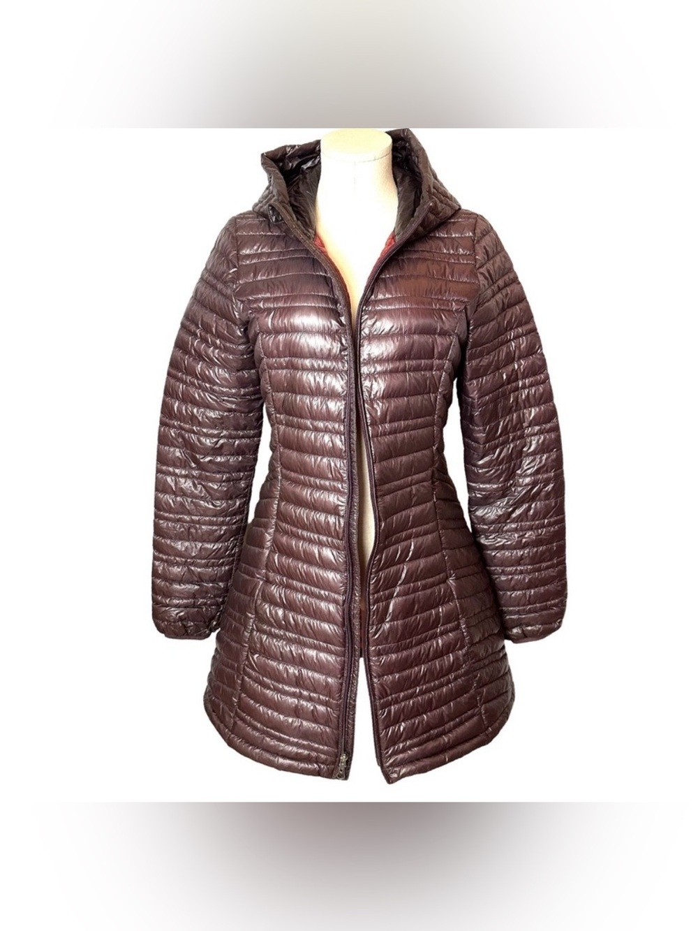 Patagonia Women's Quilted Hooded Puffer Jacket - Deep Brown